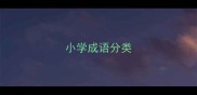 小学成语分类