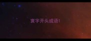 寰字开头成语