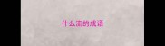 什么流的成语