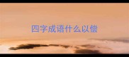 四字成语什么以偿