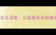 泰字开头的成语大全及深度从国泰民安到泰然自若的国学智慧