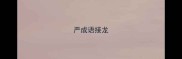 严成语接龙