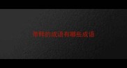 带释的成语有哪些成语
