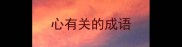 心有关的成语