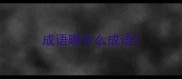 成语暇什么成语