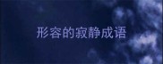 形容的寂静成语