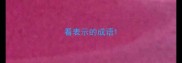 看表示的成语