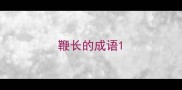 鞭长的成语