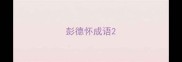 彭德怀成语