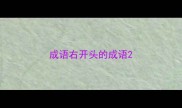 成语右开头的成语