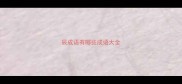 辰成语有哪些成语大全