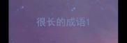 很长的成语