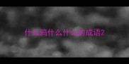 什么鸦什么什么的成语