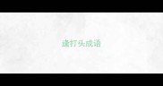逢打头成语