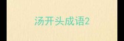 汤开头成语