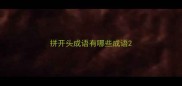 拼开头成语有哪些成语