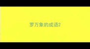 罗万象的成语