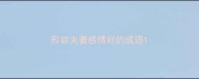 形容夫妻感情好的成语