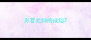 形容元帅的成语