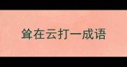 耸在云打一成语