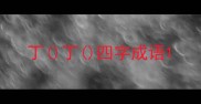 丁丁四字成语