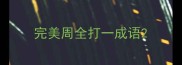 完美周全打一成语