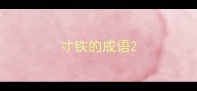 寸铁的成语