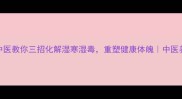 痹症缠身中医教你三招化解湿寒湿毒重塑健康体魄中医养生必看指南