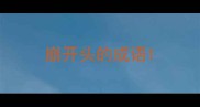 崩开头的成语
