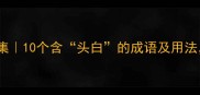 头白成语合集10个含头白的成语及用法收藏备用