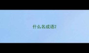 什么名成语