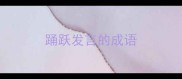 踊跃发言的成语
