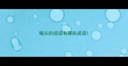 暖头的成语有哪些成语