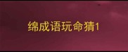 绵成语玩命猜