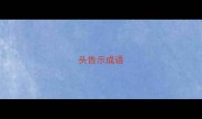 头告示成语