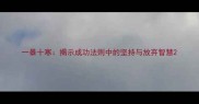 一暴十寒揭示成功法则中的坚持与放弃智慧