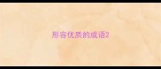 形容优质的成语