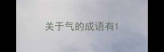 关于气的成语有
