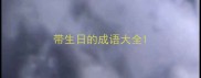 带生日的成语大全