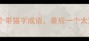萌翻全网20个带猫字成语最后一个太意外了速存