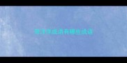 带洋洋成语有哪些成语