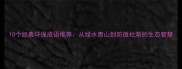 10个经典环保成语推荐从绿水青山到防微杜渐的生态智慧