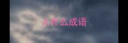人什么成语