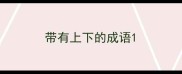 带有上下的成语