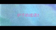 炉子的成语