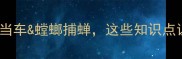 必背螳螂成语螳臂当车螳螂捕蝉这些知识点让孩子语文逆袭