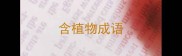 含植物成语