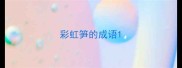 彩虹笋的成语