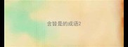 含皆是的成语