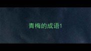 青梅的成语